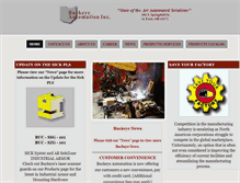Tablet Screenshot of buckeyeautomation.com